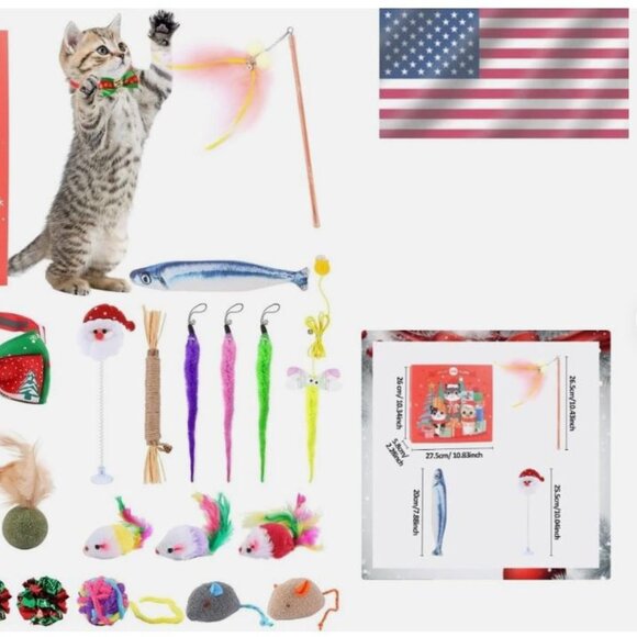 Interactive Cat Advent Calendar: 24 Days/ NEW - Picture 3 of 3